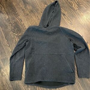 Lululemon dark grey textured hooded sweatshirt. Size XS